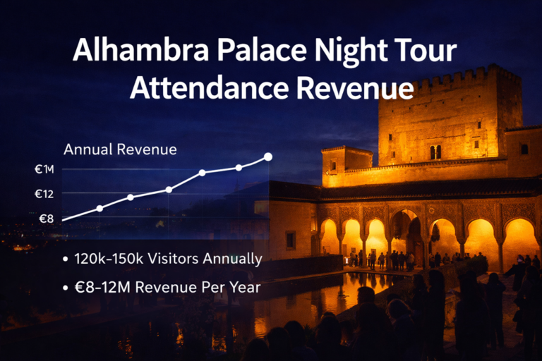 Alhambra Palace Night Tour Attendance Revenue