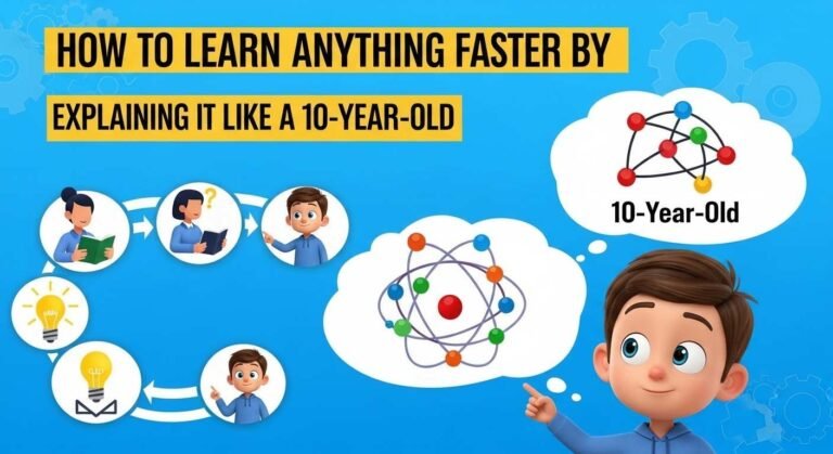 How to Learn Anything Faster by Explaining It Like a 10-Year-Old